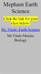 Mobile Screenshot of mephamearthscience.org